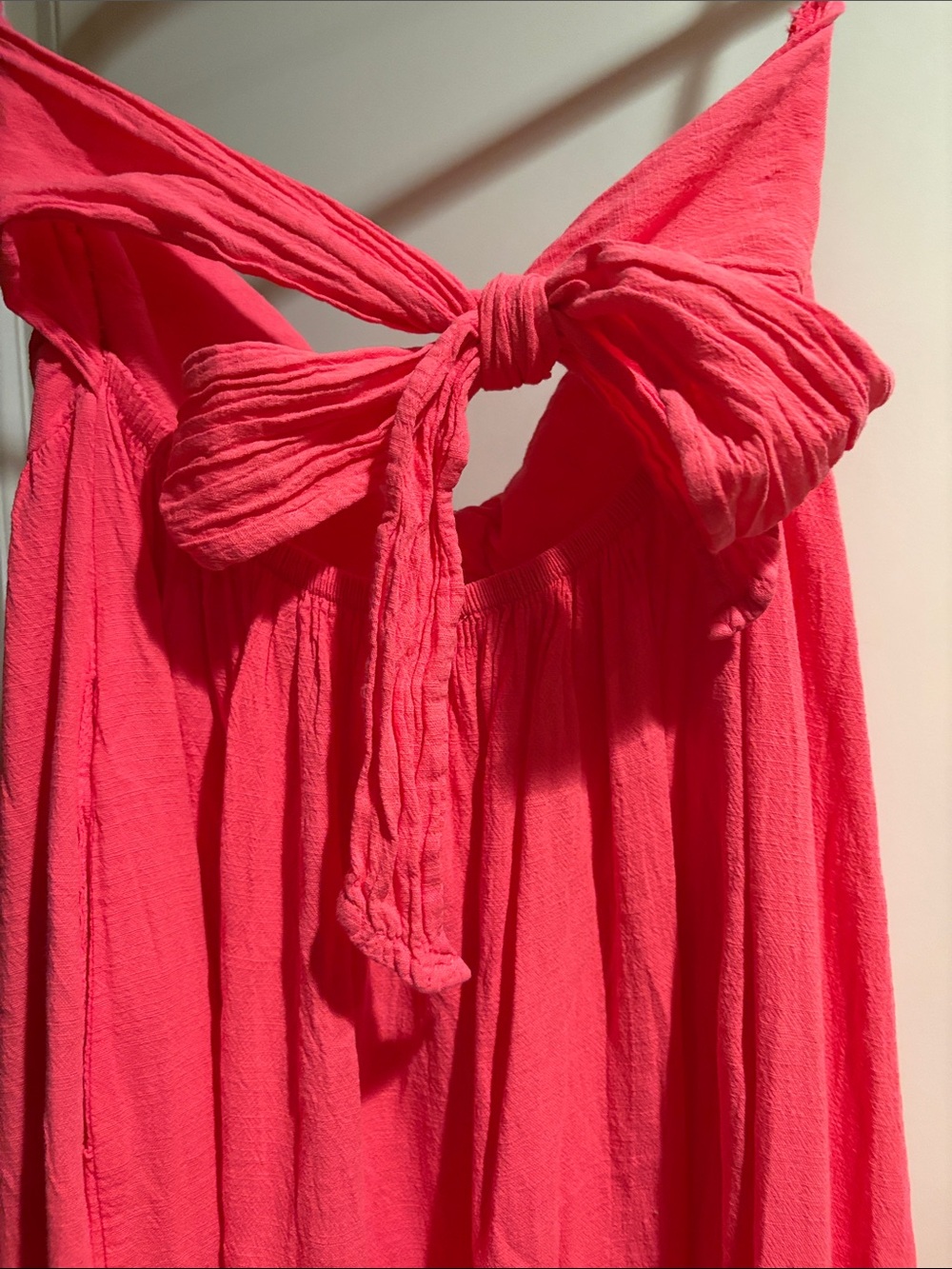 Blanco by Nature Carlotta Raspberry Pink Tiered Maxi Dress Size Small - Picture 4 of 8